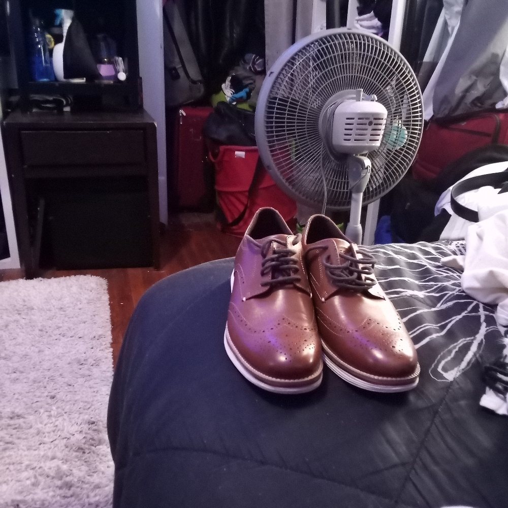 Men's Brown Leather Dress Shoes
